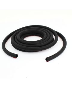 hihaha 3.2 Meters Black Rubber D Type Window Door Air Sealed Seal Strip for Car