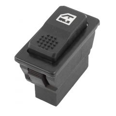 hihaha Car Momentary Push in 5 Pins Window Glass Lift Switch Controller DC 12V