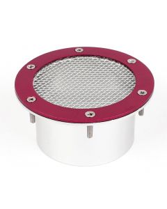 hihaha Red Vent Scoop Air- Intake Induction Styling Car Fender Mesh Grille Kit