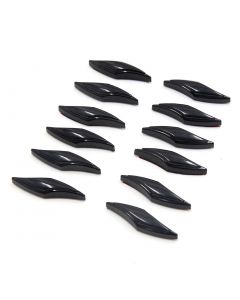hihaha 12PCS Door Edge Guards Bumper Protector Trim Guard Sticker for Auto Vehicle