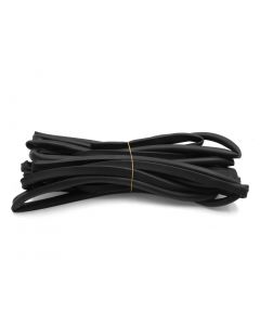 hihaha 10M Length 14 x 12mm D Shape Rubber Hollow Car Door Edge Seal Strip Weatherstrip
