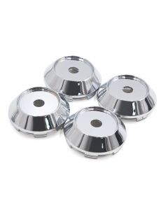 hihaha 4Pcs 66mm Dia 6 Lugs Car Vehicle Tire Wheel Center Hub Caps Cover Silver Tone