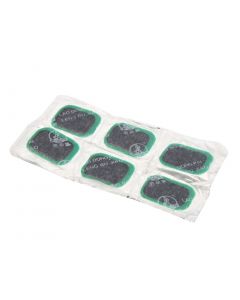 hihaha 6Pcs 25 x 31mm Radial Tyre Puncture Patches Tire Repair Tool for Car Motorcycle