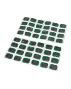 hihaha 48pcs Green Motorcycle Car Tyre Puncture Patches Tire Repair Tool 35 x 24mm